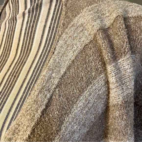 Barefoot Dreams Bamboo Chic Lite Cardigan Size S/M Calypso Waterfall Open Front - Picture 7 of 14